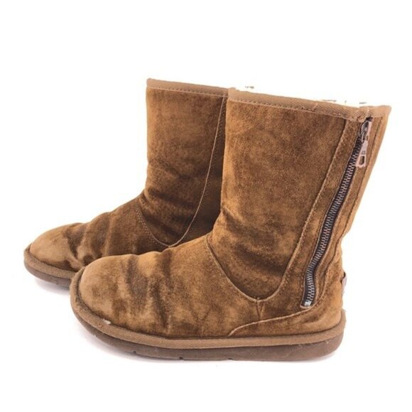 UGG Mayfaire Sheepskin Zip Winter Boots 7 - Picture 2 of 13